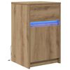 vidaXL LED &Kappa;&rho;&epsilon;&beta;&alpha;&tau;ά&kappa;&iota; &Nu;&tau;&omicron;&upsilon;&lambda;ά&pi;&alpha; &mu;&epsilon; &sigma;&upsilon;&rho;&tau;ά&rho;&iota; artisan &delta;&rho;&upsilon;&sigmaf; 38 x 34 x 61 &epsilon;&kappa;.