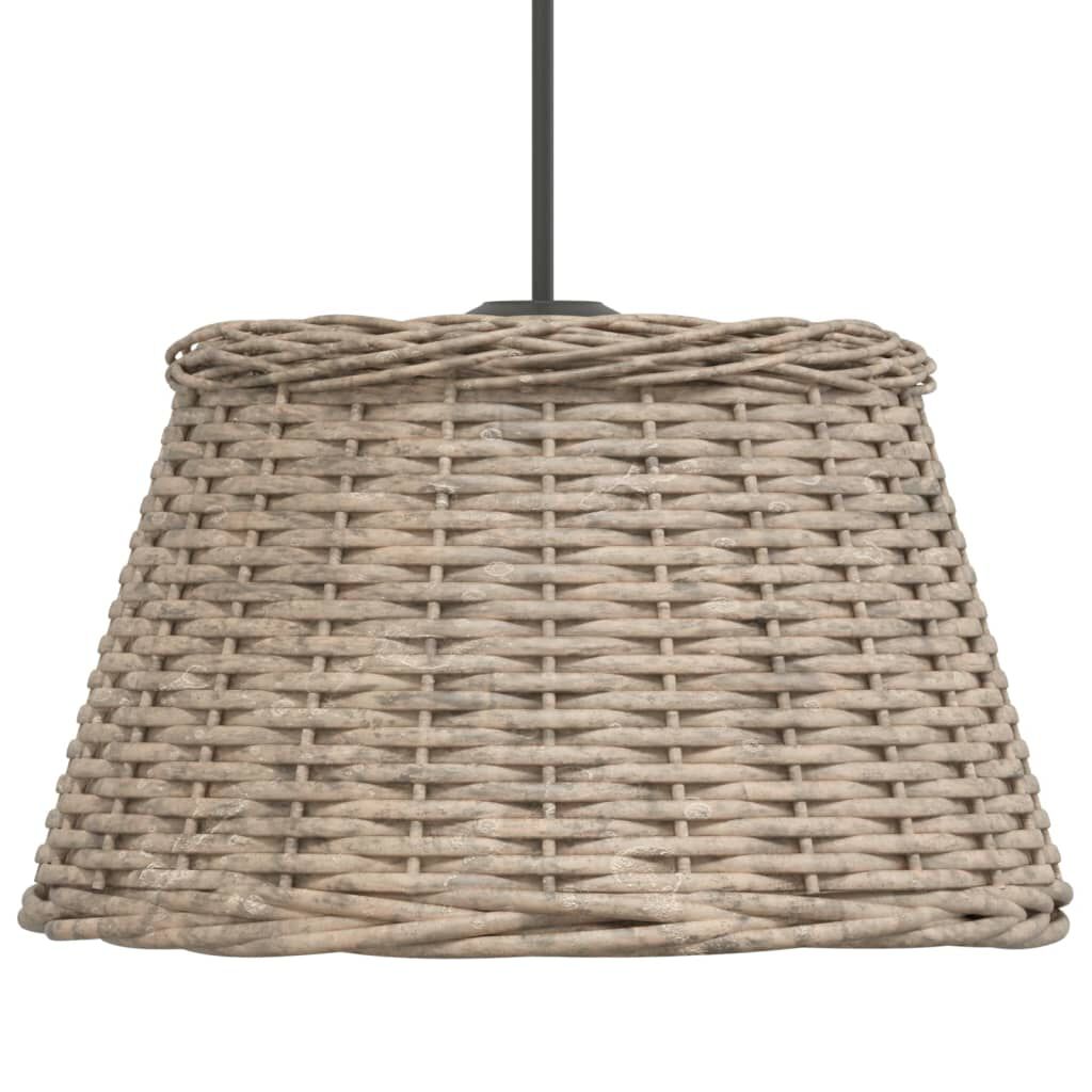 vidaXL Καπέλο Φωτιστικού Οροφής Καφέ Ø50x30 εκ. από Wicker