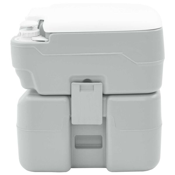 vidaXL Τουαλέτα Κάμπινγκ Γκρι 41.5 x 36.5 x 42 εκ.