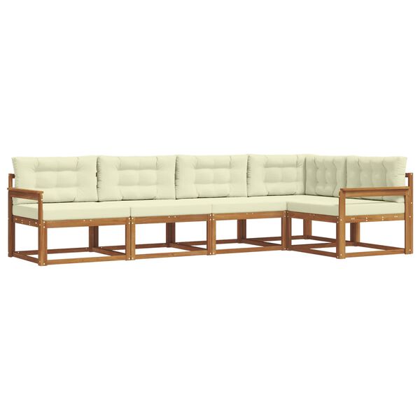 vidaXL &Sigma;&epsilon;&iota;&rho;ά &Kappa;&alpha;&nu;&alpha;&pi;έ &Epsilon;&xi;&omega;&tau;&epsilon;&rho;&iota;&kappa;&omicron;ύ &mu;&epsilon; &mu;&alpha;&xi;&iota;&lambda;ά&rho;&iota; 5 pcs &Phi;&upsilon;&sigma;&iota;&kappa;ό &kappa;&alpha;&iota; &Kappa;&rho;έ&mu;&alpha;