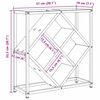 vidaXL Ράφι Κρασιού Sonoma Δρυς 51 x 18 x 52.5 εκ. Επεξεργασμένο ξύλο