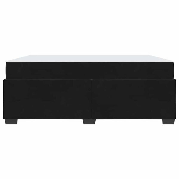 vidaXL Σκελετός Κρεβατιού Άλλο Μαύρο 180 x 200 cm Βελούδο