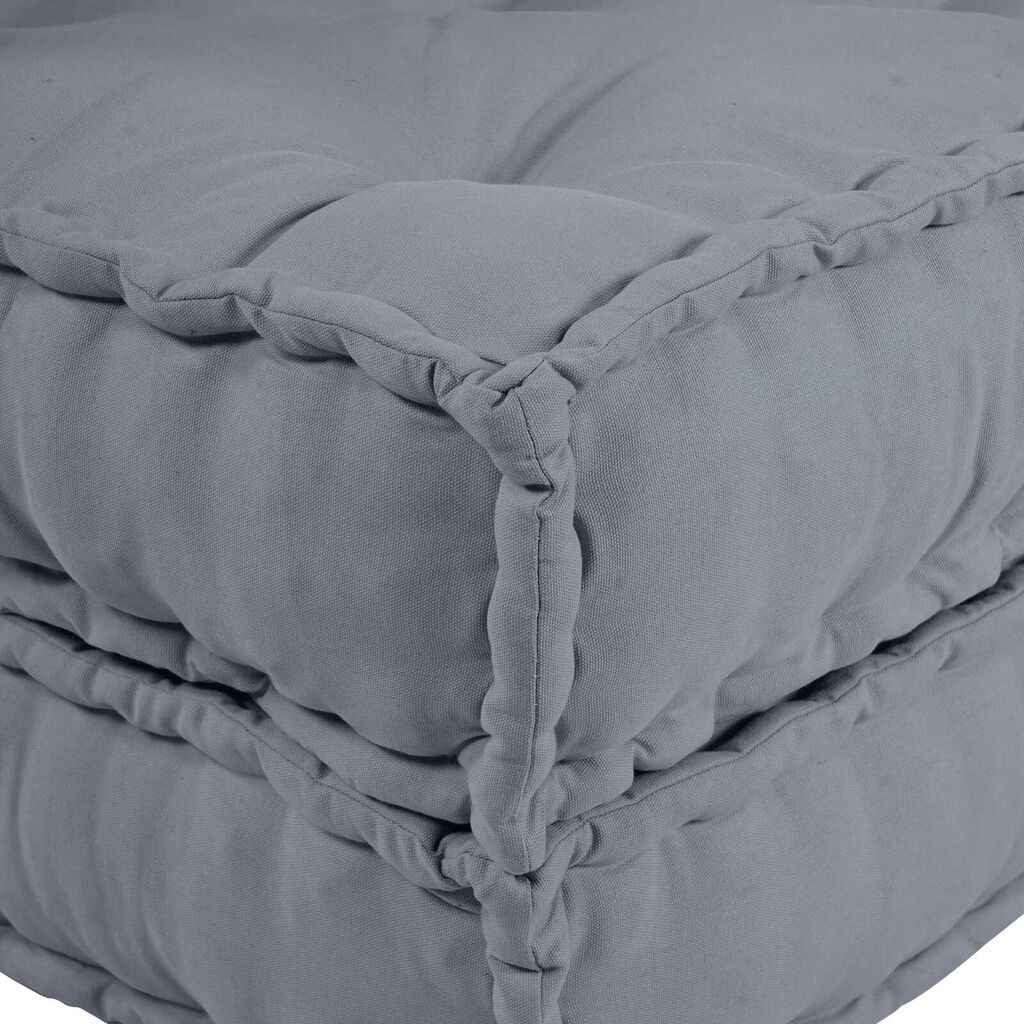 vidaXL Μοντέρνο Σκαμπό Γκρι 70x70x36 Ύφασμα