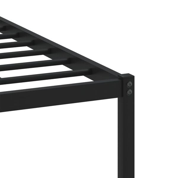 vidaXL Σκελετός Κρεβ. Χωρίς Στρώμα Sonoma Δρυς 120x200 εκ. Μεταλλικό