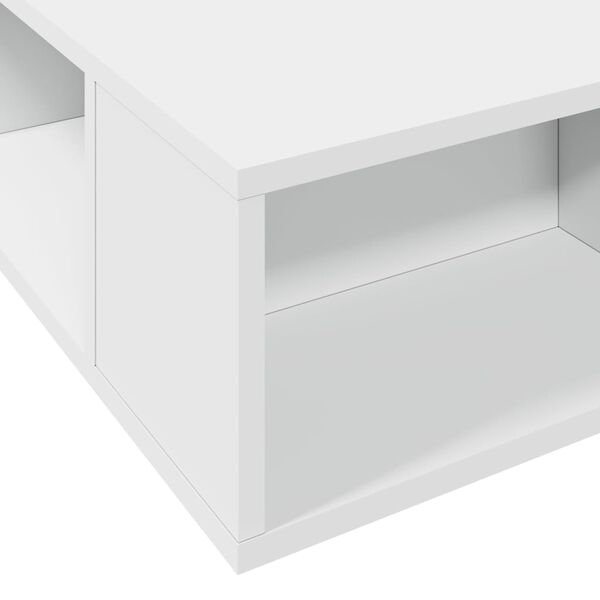 vidaXL Πλαίσιο Κρεβατιού Λευκό 140 x 200 εκ. Επεξεργ. Ξύλο
