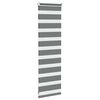 vidaXL Zebra Blind Σκούρο γκρι 40x100 cm Πλάτος υφάσματος 35,9 cm