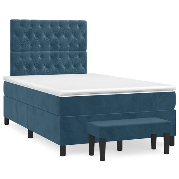 vidaXL &Kappa;&rho;&epsilon;&beta;ά&tau;&iota; Boxspring &mu;&epsilon; &Sigma;&tau;&rho;ώ&mu;&alpha; &Sigma;&kappa;&omicron;ύ&rho;&omicron; &Mu;&pi;&lambda;&epsilon; 120x200 &epsilon;&kappa;. &Beta;&epsilon;&lambda;&omicron;ύ&delta;&iota;&nu;&omicron;