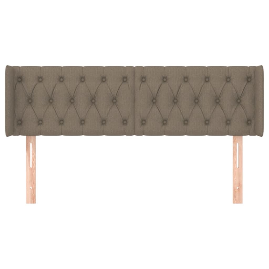 vidaXL Κεφαλάρι με Πτερύγια Taupe 147x16x78/88 εκ. Υφασμάτινο