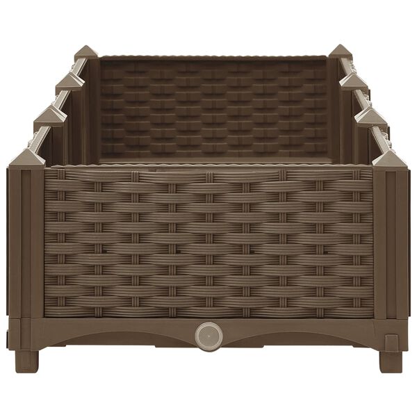 vidaXL Ζαρντινιέρα 120 x 40 x 23 εκ. από Πολυπροπυλένιο