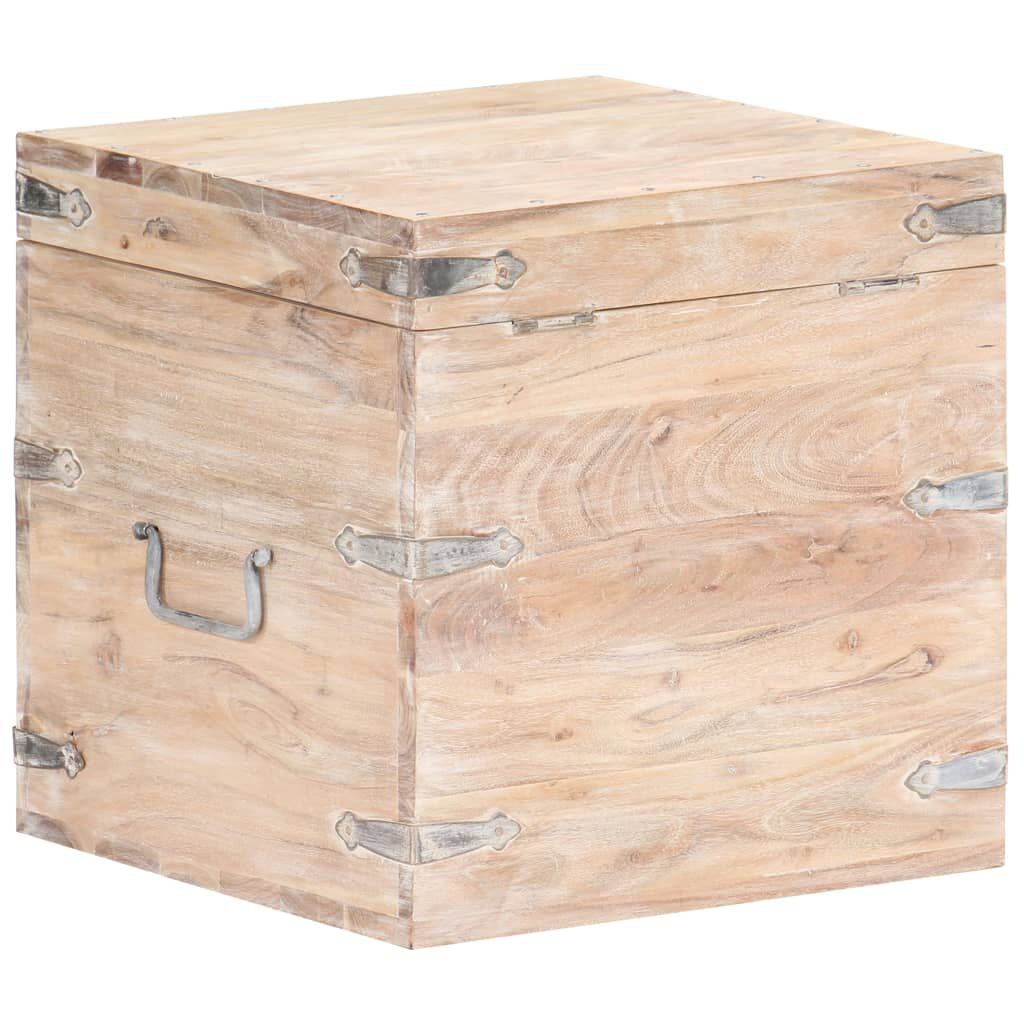 vidaXL Μπαούλο 40 x 40 x 40 εκ. από Μασίφ Ξύλο Ακακίας