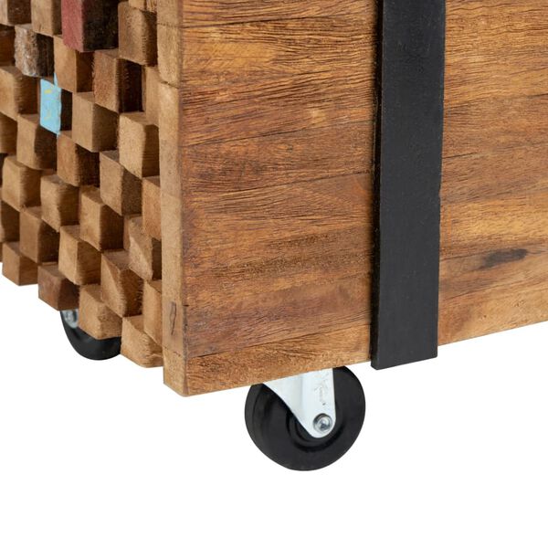 vidaXL Έπιπλο Τηλεόρασης 110 x 30 x 32,5 εκ. από Μασίφ Ξύλο Teak