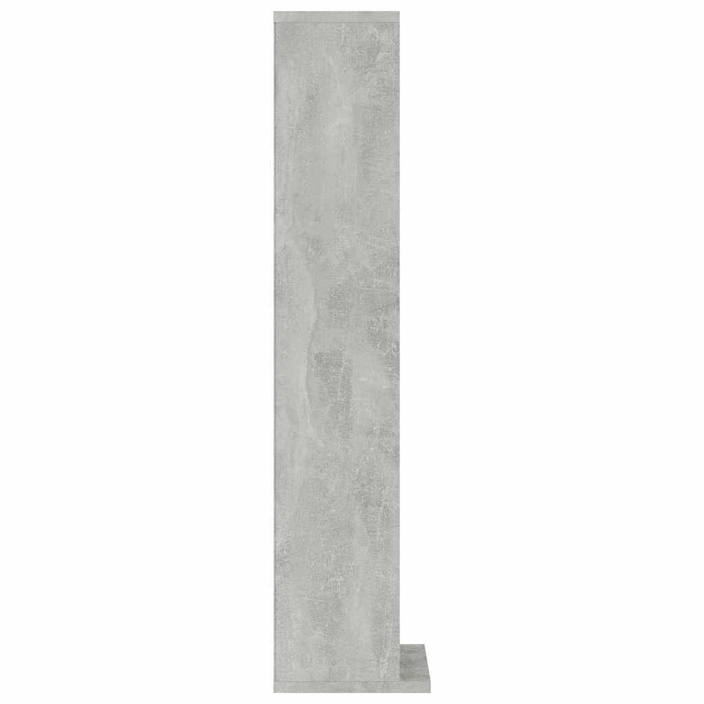 vidaXL Έπιπλο για CD Γκρι Σκυροδέματος 21x20x88 εκ. Επεξεργασμένο Ξύλο