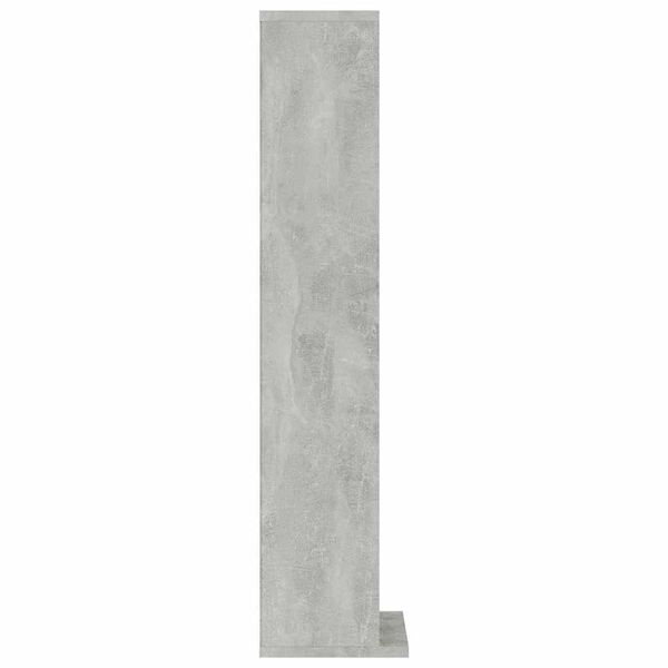 vidaXL Έπιπλο για CD Γκρι Σκυροδέματος 21x20x88 εκ. Επεξεργασμένο Ξύλο