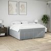 vidaXL &Kappa;&rho;&epsilon;&beta;ά&tau;&iota; Boxspring &mu;&epsilon; &Sigma;&tau;&rho;ώ&mu;&alpha; &Alpha;&nu;&omicron;&iota;&chi;&tau;ό &Gamma;&kappa;&rho;&iota; 200x200 &epsilon;&kappa;. &Upsilon;&phi;&alpha;&sigma;&mu;ά&tau;&iota;&nu;&omicron;