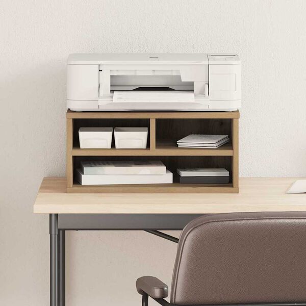 vidaXL &Sigma;&tau;&alpha;&nu;&tau; &Epsilon;&kappa;&tau;&upsilon;&pi;&omega;&tau;ή Artisan Oak 49 x 40 x 22.5 &epsilon;&kappa; &Epsilon;&pi;&epsilon;&xi;&epsilon;&rho;&gamma;&alpha;&sigma;&mu;έ&nu;&omicron; &xi;ύ&lambda;&omicron;