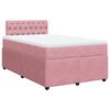 vidaXL &Kappa;&rho;&epsilon;&beta;ά&tau;&iota; Boxspring &mu;&epsilon; &Sigma;&tau;&rho;ώ&mu;&alpha; &Rho;&omicron;&zeta; 120x190 &epsilon;&kappa;. &Beta;&epsilon;&lambda;&omicron;ύ&delta;&iota;&nu;&omicron;