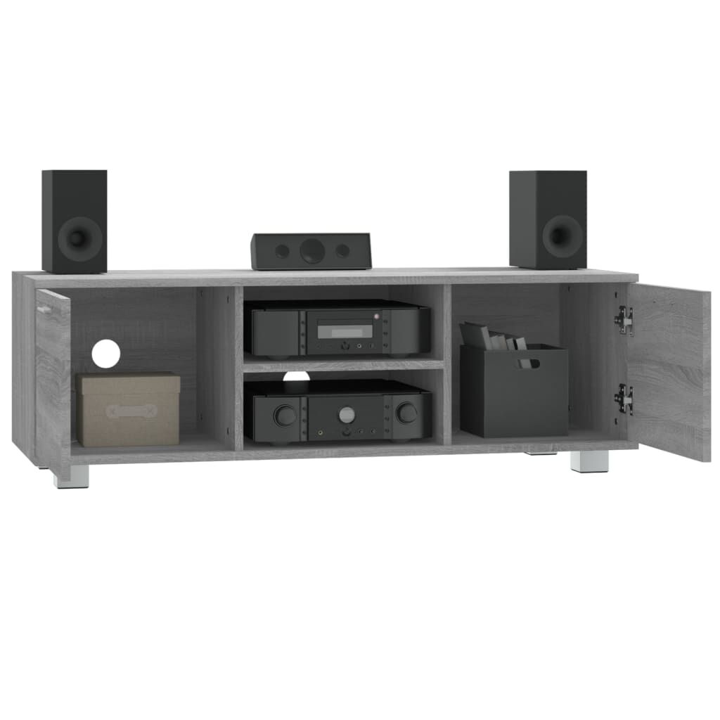 vidaXL Έπιπλο Τηλεόρασης Γκρι Sonoma 120x40,5x35 εκ. από Επεξεργ. Ξύλο