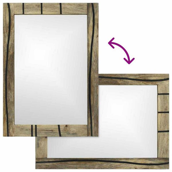 vidaXL Σετ Επίπλων Μπάνιου με συρτάρι 3 pcs Καφέ 38 x 33 x 160 εκ.