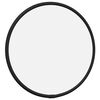 vidaXL Καθρέφτης Τοίχου Στρογγυλός Μαύρος Ø 20 εκ.
