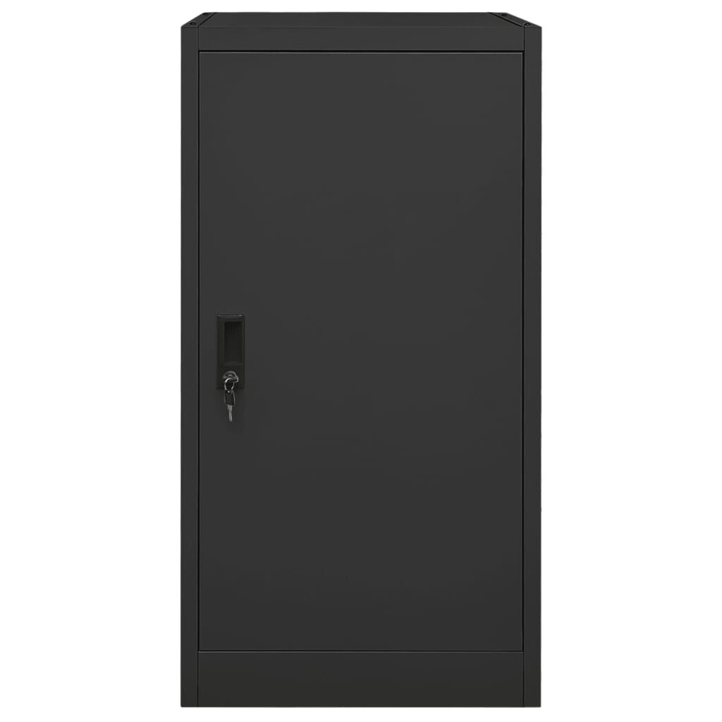 vidaXL Ντουλάπα για Σέλα Ανθρακί 53 x 53 x 105 εκ. Ατσάλινη