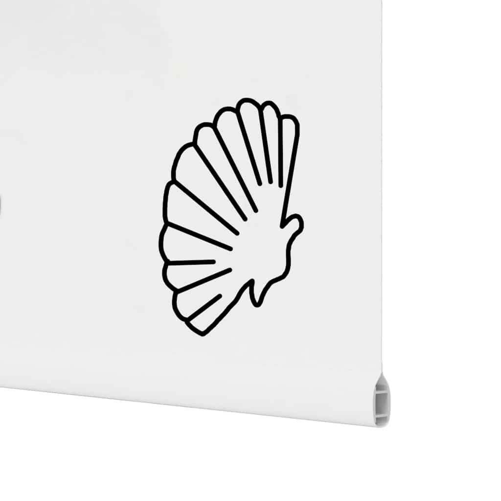vidaXL Κουρτίνα Μπάνιου Ρολό 130x240 εκ. Πλάτος υφάσματος 126 εκ.