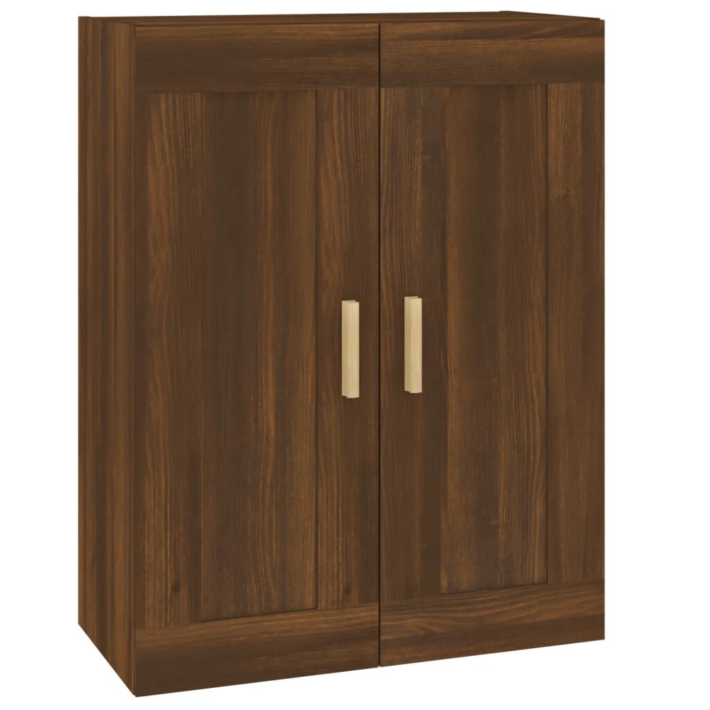 vidaXL Ντουλάπι Τοίχου Καφέ Δρυς 69,5x32,5x90 εκ. Επεξεργασμένο Ξύλο