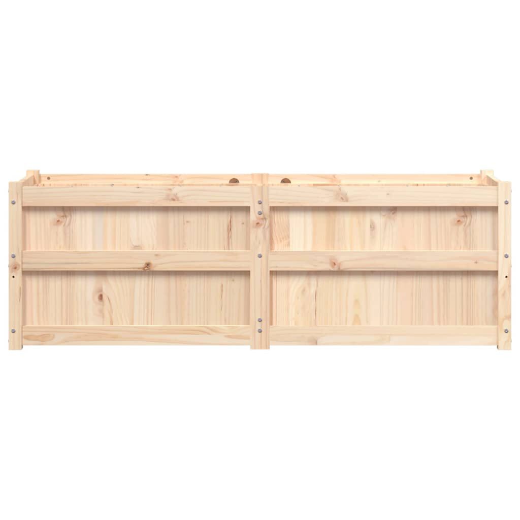 vidaXL Ζαρντινιέρα 150 x 50 x 50 εκ. από Μασίφ Ξύλο Πεύκου
