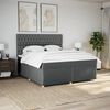 vidaXL &Kappa;&rho;&epsilon;&beta;ά&tau;&iota; Boxspring &mu;&epsilon; &Sigma;&tau;&rho;ώ&mu;&alpha; &Sigma;&kappa;&omicron;ύ&rho;&omicron; &Gamma;&kappa;&rho;&iota; 200x200 &epsilon;&kappa;. &Upsilon;&phi;&alpha;&sigma;&mu;ά&tau;&iota;&nu;&omicron;