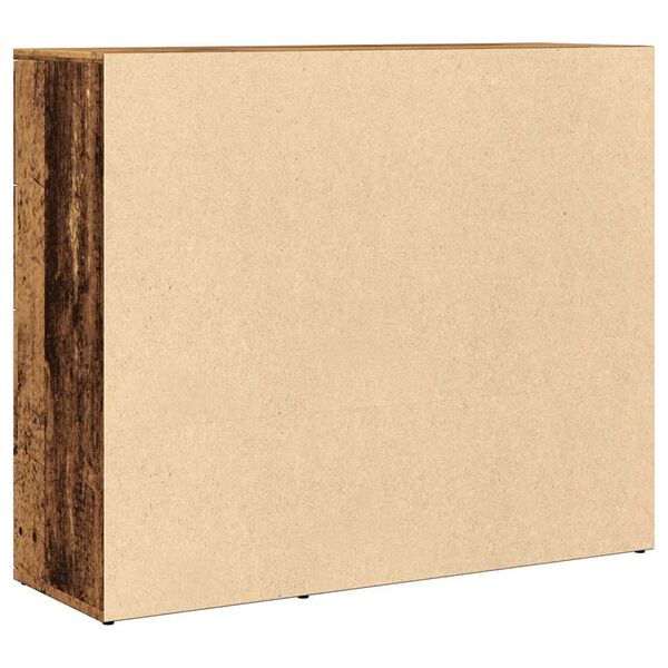 vidaXL Μπουφές Όψη Παλαιού Ξύλου 91x29,5x75 εκ. Επεξεργασμένο Ξύλο