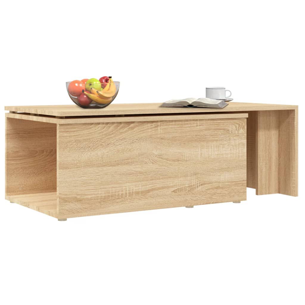 vidaXL Τραπεζάκι Σαλονιού Sonoma Δρυς 150x50x35 εκ. από Επεξ. Ξύλο