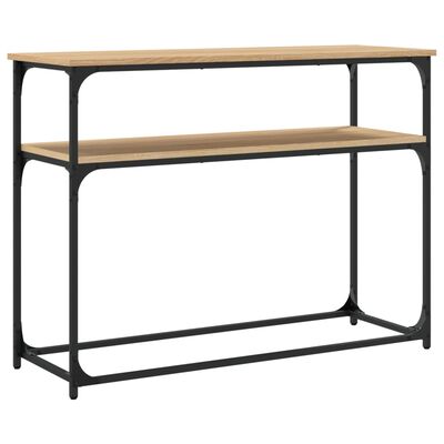 vidaXL Τραπέζι Κονσόλα Sonoma Δρυς 100x35,5x75 εκ. Επεξεργασμένο Ξύλο