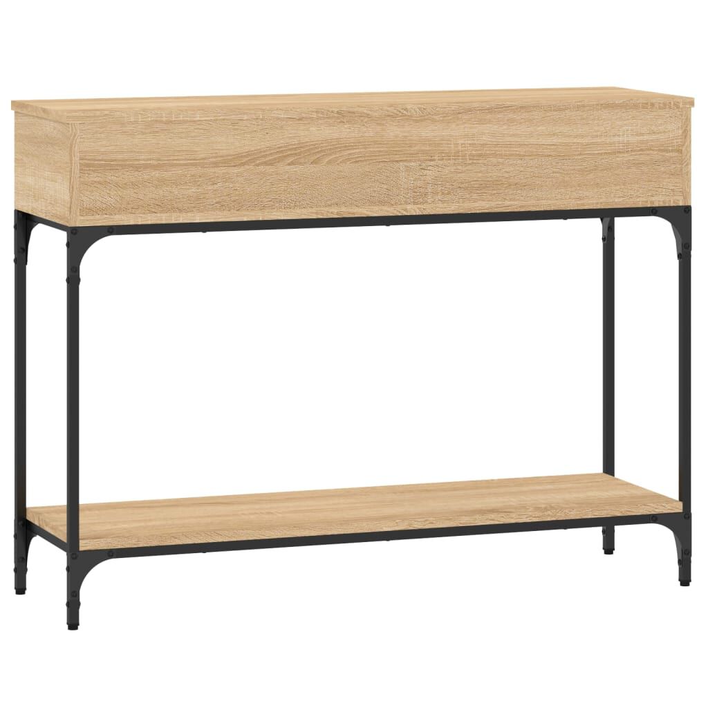 vidaXL Τραπέζι Κονσόλα Sonoma Δρυς 100x30,5x75 εκ. Επεξεργασμένο Ξύλο