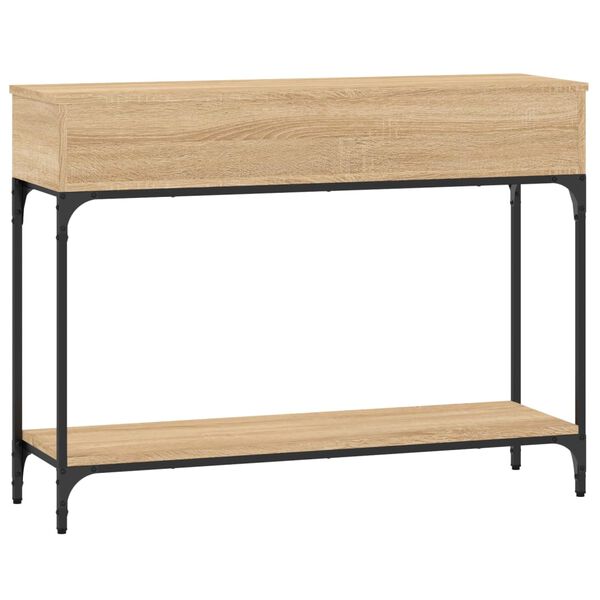 vidaXL Τραπέζι Κονσόλα Sonoma Δρυς 100x30,5x75 εκ. Επεξεργασμένο Ξύλο