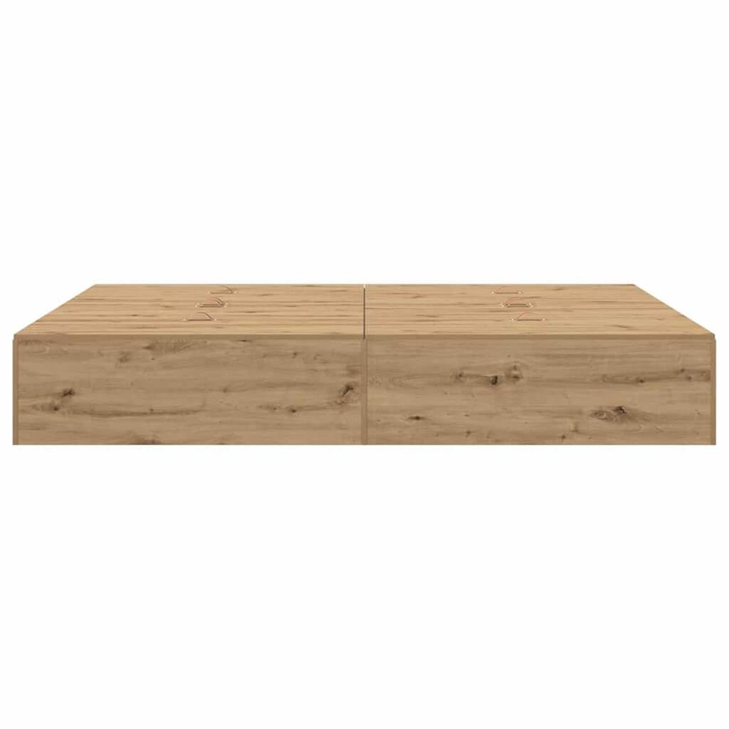 vidaXL Σκελετός Κρεβατιού artisan δρυς 200 x 160 x 31.5 εκ.