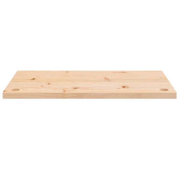 vidaXL Επιφάνεια Γραφείου 80 x 40 x 2,5 εκ. από Μασίφ Ξύλο Πεύκου