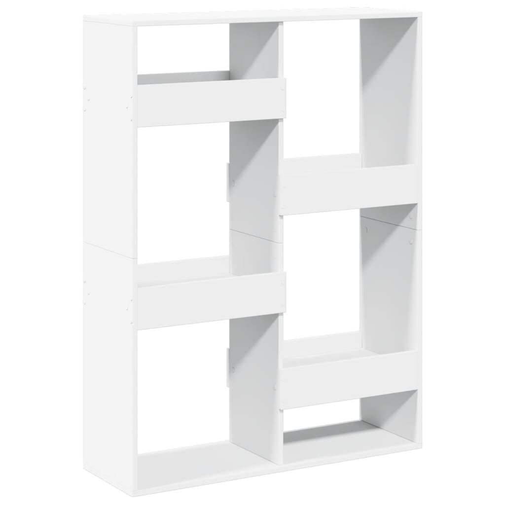 vidaXL Βιβλιοθήκη Λευκή 100x33x135 εκ. από Επεξεργασμένο Ξύλο