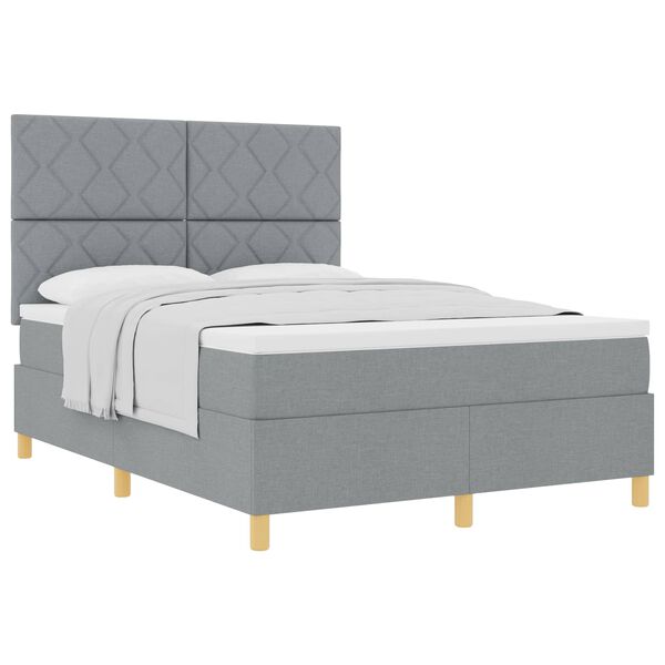 vidaXL &Kappa;&rho;&epsilon;&beta;ά&tau;&iota; &mu;&epsilon; &epsilon;&lambda;&alpha;&tau;ή&rho;&iota;&alpha; &mu;&epsilon; &sigma;&tau;&rho;ώ&mu;&alpha; &Alpha;&nu;&omicron;&iota;&chi;&tau;ό &gamma;&kappa;&rho;&iota; 160 x 200 cm ύ&phi;&alpha;&sigma;&mu;&alpha;