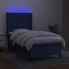 vidaXL &Kappa;&rho;&epsilon;&beta;ά&tau;&iota; Boxspring &mu;&epsilon; &Sigma;&tau;&rho;ώ&mu;&alpha; & LED &Mu;&pi;&lambda;&epsilon; 100x200 &epsilon;&kappa;. &Upsilon;&phi;&alpha;&sigma;&mu;ά&tau;&iota;&nu;&omicron;