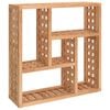 vidaXL Ράφι Τοίχου 49 x 15 x 49 εκ. από Μασίφ Ξύλο Καρυδιάς