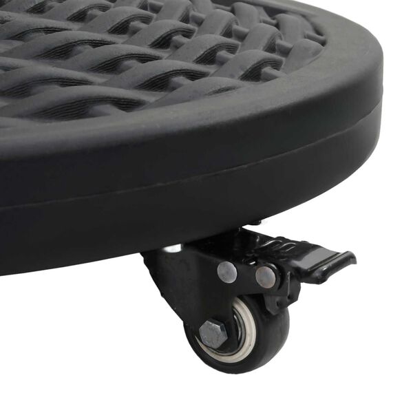 vidaXL Βάση Ομπρέλας Με Ρόδες Για Πόλους Ø38-48 mm 13 kg Στρογγυλή