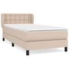 vidaXL &Kappa;&rho;&epsilon;&beta;ά&tau;&iota; Boxspring &mu;&epsilon; &Sigma;&tau;&rho;ώ&mu;&alpha; &Kappa;&alpha;&pi;&omicron;&upsilon;&tau;&sigma;ί&nu;&omicron; 90x190&epsilon;&kappa;.&alpha;&pi;ό &Sigma;&upsilon;&nu;&theta;. &Delta;έ&rho;&mu;&alpha;