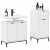 vidaXL Σετ Επίπλων Μπάνιου με συρτάρι 2 pcs Λευκό 39.5 x 36 x 88 εκ