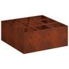 vidaXL &Gamma;&lambda;ά&sigma;&tau;&rho;&alpha; &Kappa;ή&pi;&omicron;&upsilon; &Sigma;&kappa; rusty 100 x 100 x 40 cm