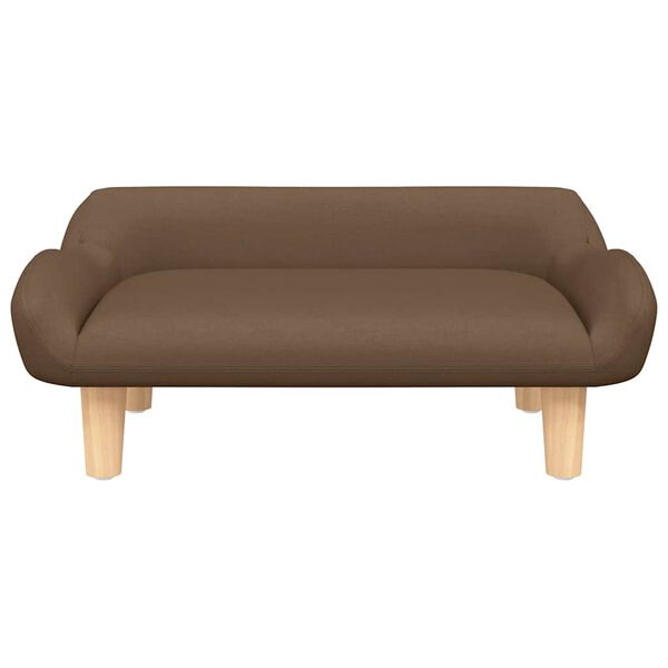 vidaXL Κρεβάτι Σκύλου Καφέ 70 x 40 x 24 εκ. Υφασμάτινο