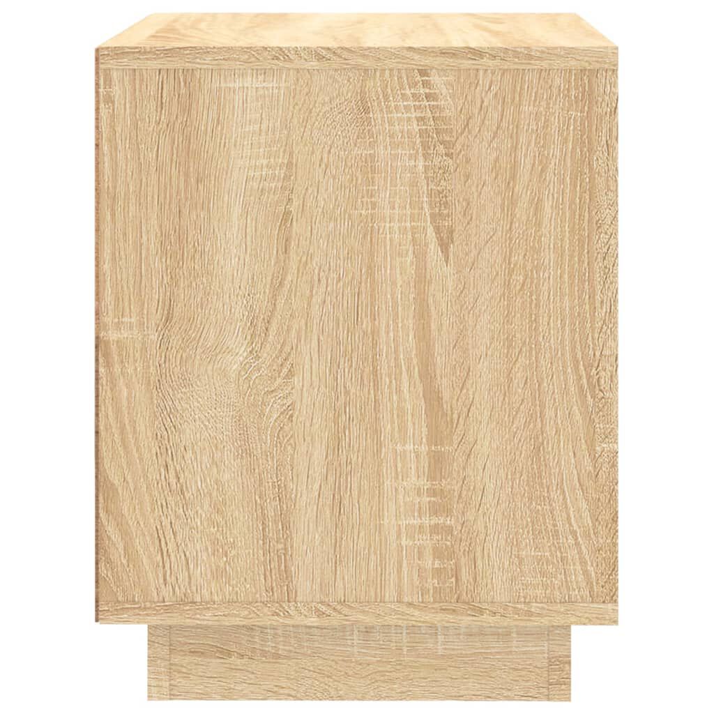 vidaXL Κομοδίνα 2 τεμ. Sonoma Δρυς 44x35x45 εκ. από Επεξεργασμένο Ξύλο