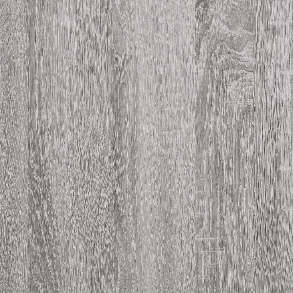 vidaXL Μπουφές Sonoma Γκρι 34,5 x 34 x 180 εκ. από Επεξεργασμένο Ξύλο