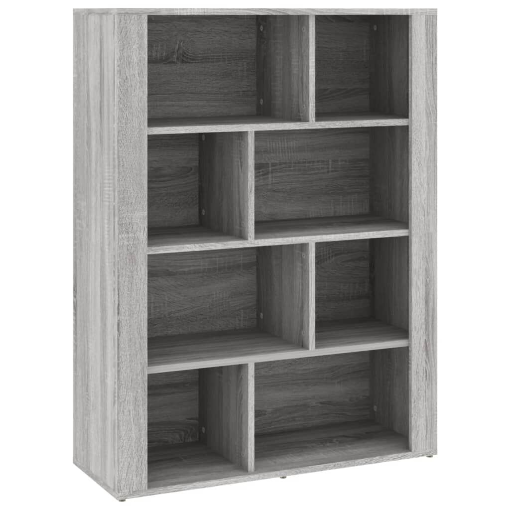 vidaXL Ντουλάπι Γκρι Sonoma 80x30x106 εκ. από Επεξεργασμένο Ξύλο