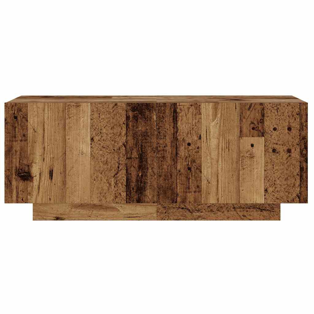 vidaXL Έπιπλο Τηλεόρασης LED Όψη Παλαιού Ξύλου 260x35x40 εκ.Επεξ. Ξύλο