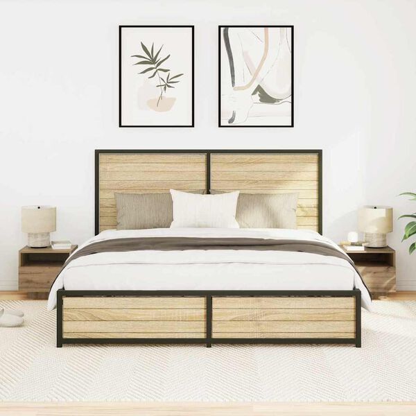 vidaXL &Kappa;&omicron;&mu;&omicron;&delta;ί&nu;&omicron; 2 pcs Artisan Oak 40 x 39 x 37 &epsilon;&kappa; &Epsilon;&pi;&epsilon;&xi;&epsilon;&rho;&gamma;&alpha;&sigma;&mu;έ&nu;&omicron; &xi;ύ&lambda;&omicron;