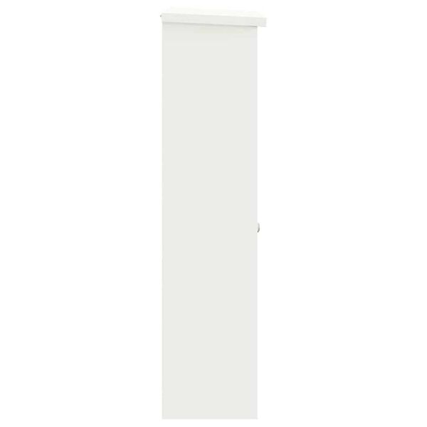 vidaXL Θυρίδα Πακέτων Λευκό 44.5 x 29 x 110.5 εκ Ατσάλι